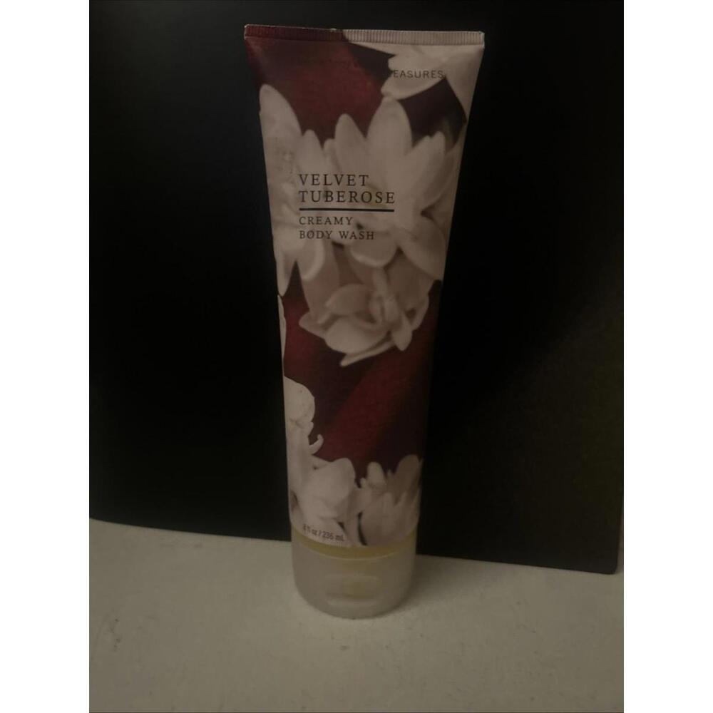 Bath and Body Works Pleasures Velvet Tuberose Creamy Body Wash, Rare SEDUCTIVE